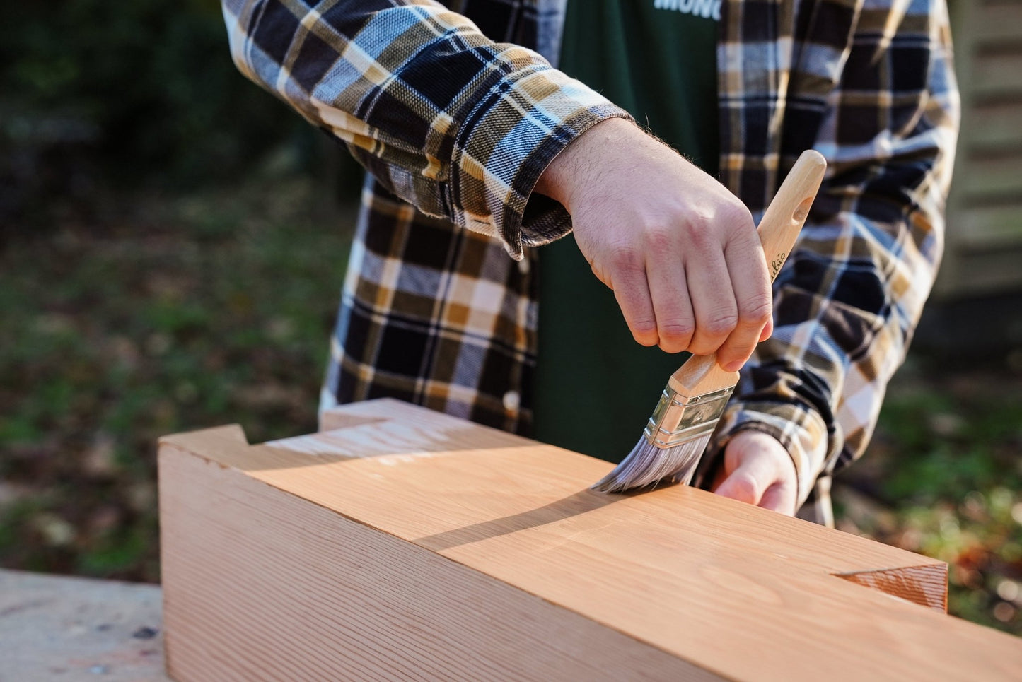 Pennelli per l'applicazione di WoodCream